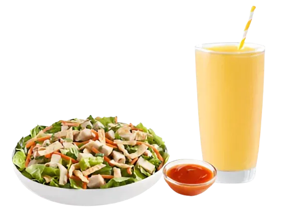 Tropical Smoothie Menu with Prices | Smoothies, Bowls, Wraps & More 71 SMOOTHIE AND A SALAD