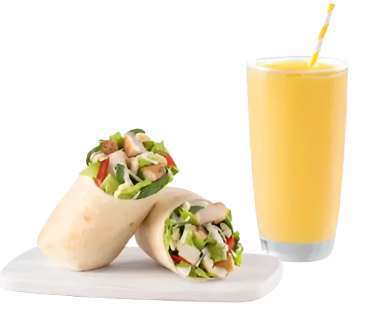Tropical Smoothie Menu with Prices | Smoothies, Bowls, Wraps & More 68 SMOOTHIE AND A WRAP