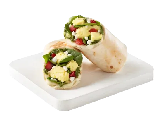 Tropical Smoothie Menu with Prices | Smoothies, Bowls, Wraps & More 4 SPINACH FETA & PESTO WRAP